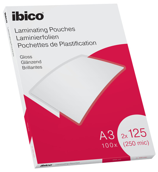 Laminiertaschen IBICO A3 2x125 my, Art.-Nr. 71133 - Paterno B2B-Shop