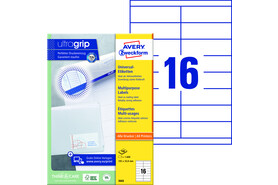 Universaletiketten A4 3665 weiss 105x33,8mm, Art.-Nr. ZWF-3665 - Paterno B2B-Shop