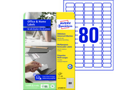 Universaletiketten ZWF ablösbar, 35,6 x16,9 mm, Art.-Nr. L4732REV-10 - Paterno B2B-Shop