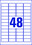 Universaletiketten ZWF ablösbar 45,7x21,2mm, Art.-Nr. L4736REV-10 - Paterno B2B-Shop