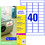Etiketten ZWF Kraftkleber 45,7 x 25,4 mm, Art.-Nr. L6140-20 - Paterno B2B-Shop