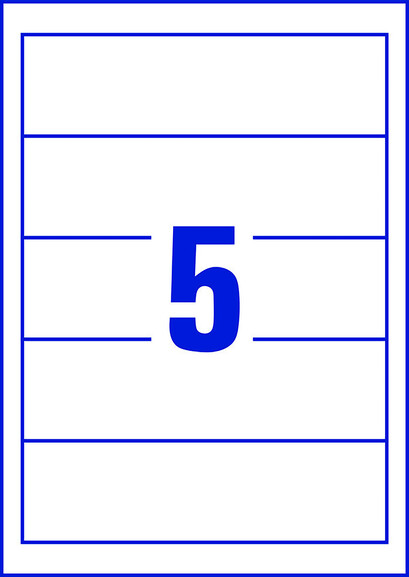 Ordnereinsteckschild ZWF 54x190mm, Art.-Nr. C32267-25 - Paterno B2B-Shop