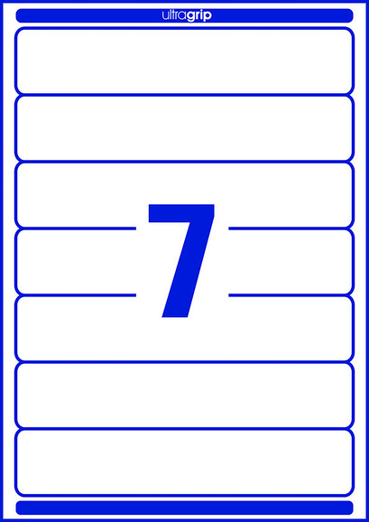 Ordneretiketten ZWF 192 x 38 mm weiss, Art.-Nr. L4760-100 - Paterno B2B-Shop