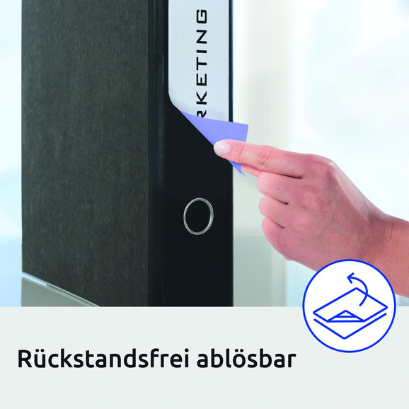 Ordneretiketten Avery ablösbar 192 x 61 mm weiss, Art.-Nr. L4761REV-10 - Paterno B2B-Shop