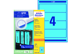 Ordneretiketten ZWF 192 x 61 mm blau, Art.-Nr. L4767-100 - Paterno B2B-Shop