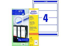 Etiketten Ordnerrücken ZWF A4 192 x 59 mm weiss, Art.-Nr. L6061-100 - Paterno B2B-Shop