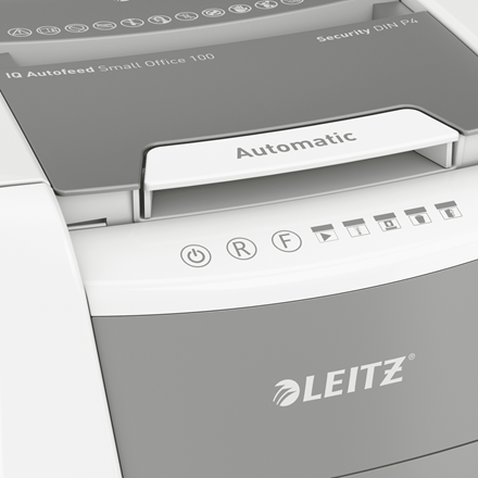 Aktenvernichter Leitz IQ Autofeed 100 P4, Art.-Nr. 8011-00-00 - Paterno B2B-Shop