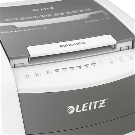 Aktenvernichter Leitz IQ Autofeed 600 P4, Art.-Nr. 8017-00-00 - Paterno B2B-Shop