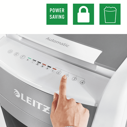 Aktenvernichter Leitz IQ Autofeed 600 P4, Art.-Nr. 8017-00-00 - Paterno B2B-Shop