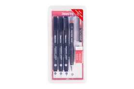 Pigmentliner Aristo 6er Set schwarz, Art.-Nr. AR80087 - Paterno B2B-Shop