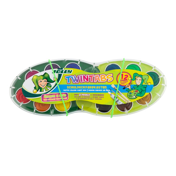 Deckfarbkasten Jolly TwinTabs 12er, Art.-Nr. 9335-0005 - Paterno B2B-Shop Deckfarbkasten Jolly TwinTabs 12er, Art.-Nr. 9335-0005 - Paterno B2B-Shop