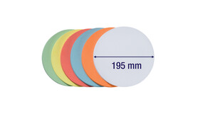 Moderationskarten Franken 19,5cm Kreis, Art.-Nr. UMZ20 - Paterno B2B-Shop