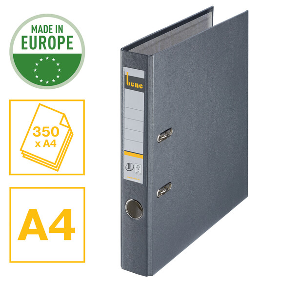 Ordner Bene Standard schmal schiefer, Art.-Nr. 291600-SCH - Paterno B2B-Shop