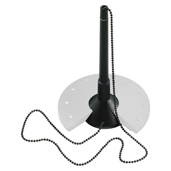 Kugelschreiberständer Helit schwarz/lichtgrau, Art.-Nr. H63590-SWWS - Paterno B2B-Shop