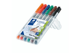 Folienschreiber Staedtler LC B WL WP6, Art.-Nr. 312WP6 - Paterno B2B-Shop