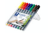Folienschreiber Staedtler LC F WF WP8, Art.-Nr. 318WP8 - Paterno B2B-Shop