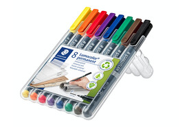 Folienschreiber Staedtler LC F WF WP8, Art.-Nr. 318WP8 - Paterno B2B-Shop