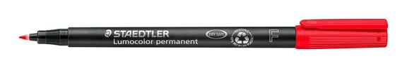 Folienschreiber Staedtler LC F rot, Art.-Nr. 318WF-RT - Paterno B2B-Shop