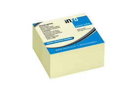 Haftnotizwürfel info notes 75x75mm gelb 400 Blatt, Art.-Nr. 5820-01 - Paterno B2B-Shop