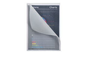 Aktenhüllen A4 aus Papier 110g Transparent weiß, Art.-Nr. 50850E - Paterno B2B-Shop
