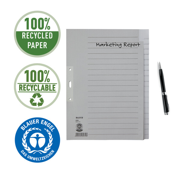 Register Leitz A4 20 teilig grau, Art.-Nr. 6096 - Paterno B2B-Shop Register Leitz A4 20 teilig grau, Art.-Nr. 6096 - Paterno B2B-Shop