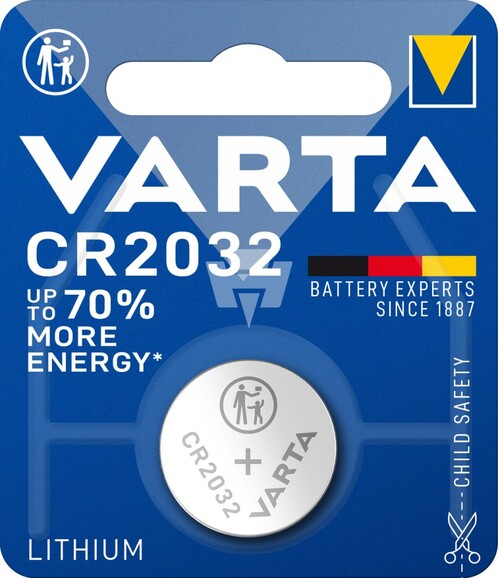 Knopfbatterie Varta 3 Volt (6032), Art.-Nr. CR2032 - Paterno B2B-Shop Knopfbatterie Varta 3 Volt (6032), Art.-Nr. CR2032 - Paterno B2B-Shop