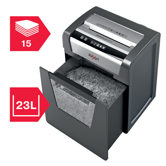 Aktenvernichter Rexel X415 Momentum, Art.-Nr. 2104576EU - Paterno B2B-Shop