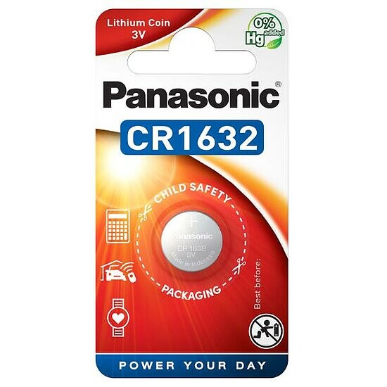 Batterie Lithium Knopfzelle 3V/140mAh, Art.-Nr. CR1632 - Paterno B2B-Shop