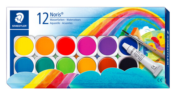 Deckfarbkasten Staedtler-Noris 12er, Art.-Nr. 888NC12 - Paterno B2B-Shop Deckfarbkasten Staedtler-Noris 12er, Art.-Nr. 888NC12 - Paterno B2B-Shop