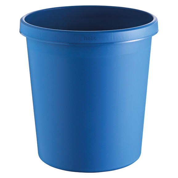 Papierkorb Helit Objekt 18 Liter mit Griffrand blau, Art.-Nr. H61058-BL - Paterno B2B-Shop Papierkorb Helit Objekt 18 Liter mit Griffrand blau, Art.-Nr. H61058-BL - Paterno B2B-Shop