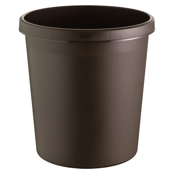 Papierkorb Helit Objekt 18 Liter mit Griffrand braun, Art.-Nr. H61058-BR - Paterno B2B-Shop Papierkorb Helit Objekt 18 Liter mit Griffrand braun, Art.-Nr. H61058-BR - Paterno B2B-Shop