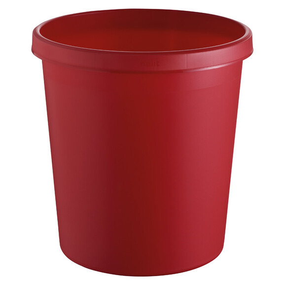 Papierkorb Helit Objekt 18 Liter mit Griffrand rot, Art.-Nr. H61058-RT - Paterno B2B-Shop Papierkorb Helit Objekt 18 Liter mit Griffrand rot, Art.-Nr. H61058-RT - Paterno B2B-Shop