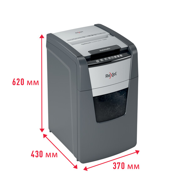 Aktenvernichter Rexel Optimum Auto+ 130X, Art.-Nr. 2102559EUA - Paterno B2B-Shop