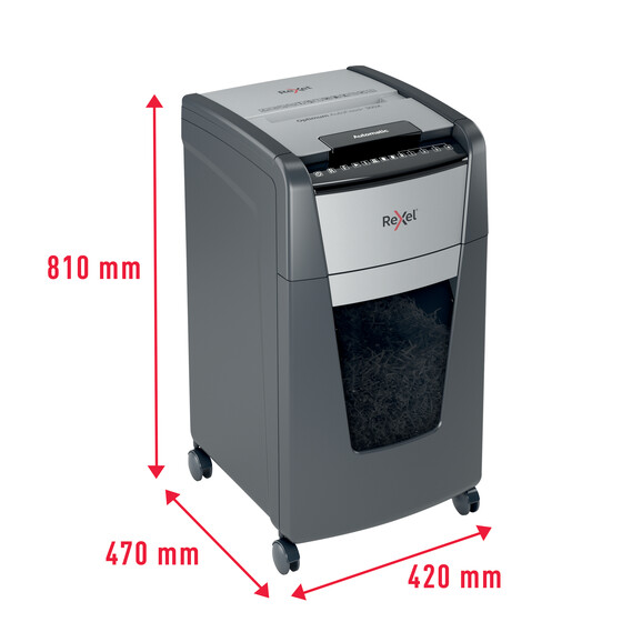 Aktenvernichter Rexel Optimum Auto 300X, Art.-Nr. 2103250EU - Paterno B2B-Shop