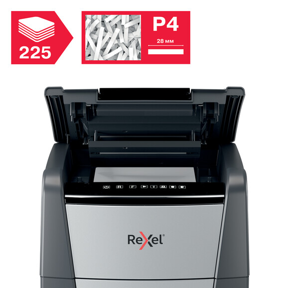 Aktenvernichter Rexel Optimum AutoFeed+ 225X, Art.-Nr. 2020225XEU - Paterno B2B-Shop