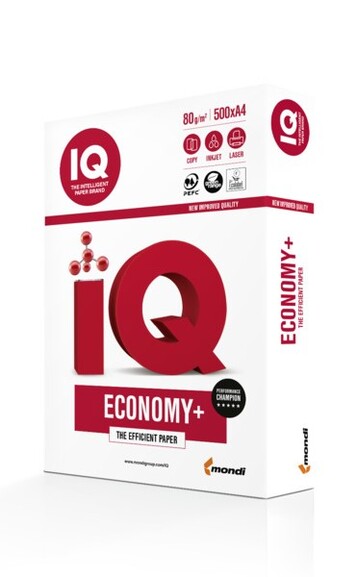 Kopierpapier IQEconomy+ A4 80gr. weiss CIE161, Art.-Nr. IQECO-A4-80 - Paterno B2B-Shop