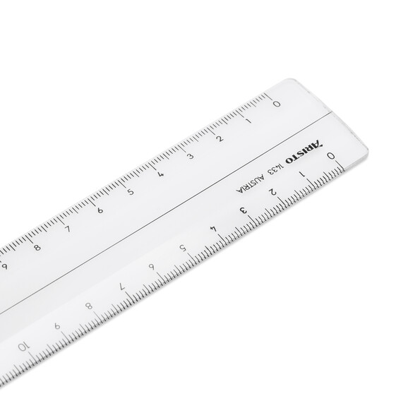Lineal Aristo 30 cm Plexglas, Art.-Nr. 1433 - Paterno B2B-Shop