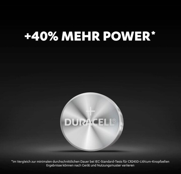 Knopfbatterie Duracell 3 Volt, Art.-Nr. CR2450 - Paterno B2B-Shop