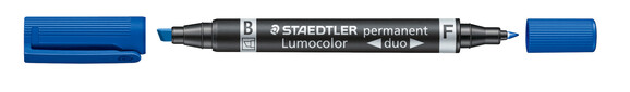 Folienschreiber Staedtler DUO 2 Rundspitzen blau, Art.-Nr. 348-BL - Paterno B2B-Shop Folienschreiber Staedtler DUO 2 Rundspitzen blau, Art.-Nr. 348-BL - Paterno B2B-Shop