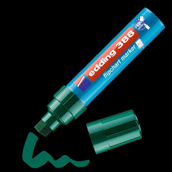 Flipchartmarker Edding 388 grün, Art.-Nr. 388-GN - Paterno B2B-Shop