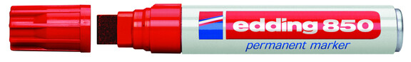 Marker Edding 850 rot permanent, Art.-Nr. 850-RT - Paterno B2B-Shop