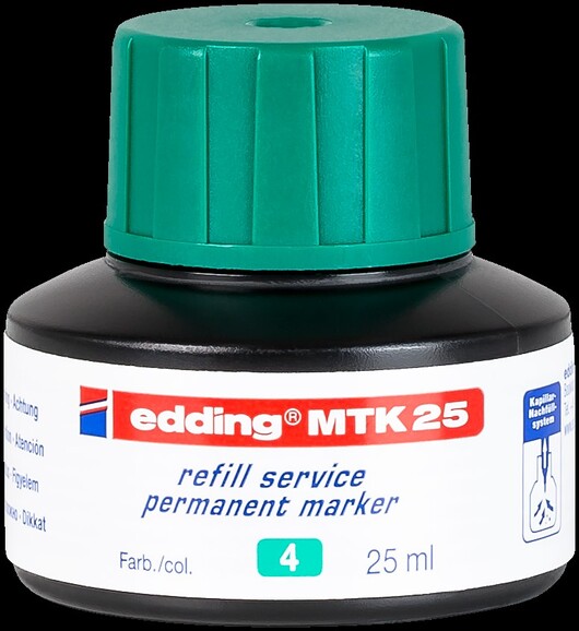 Nachfülltinte Edding MTK 25 25 ml grün, Art.-Nr. MTK25-GN - Paterno B2B-Shop Nachfülltinte Edding MTK 25 25 ml grün, Art.-Nr. MTK25-GN - Paterno B2B-Shop