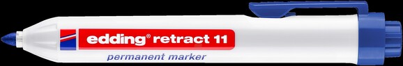 Marker Edding 11 blau Retract permanent, Art.-Nr. 11-BL - Paterno B2B-Shop Marker Edding 11 blau Retract permanent, Art.-Nr. 11-BL - Paterno B2B-Shop