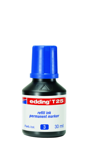 Nachfülltinte Edding T 25 30 ml blau, Art.-Nr. T25-BL - Paterno B2B-Shop Nachfülltinte Edding T 25 30 ml blau, Art.-Nr. T25-BL - Paterno B2B-Shop