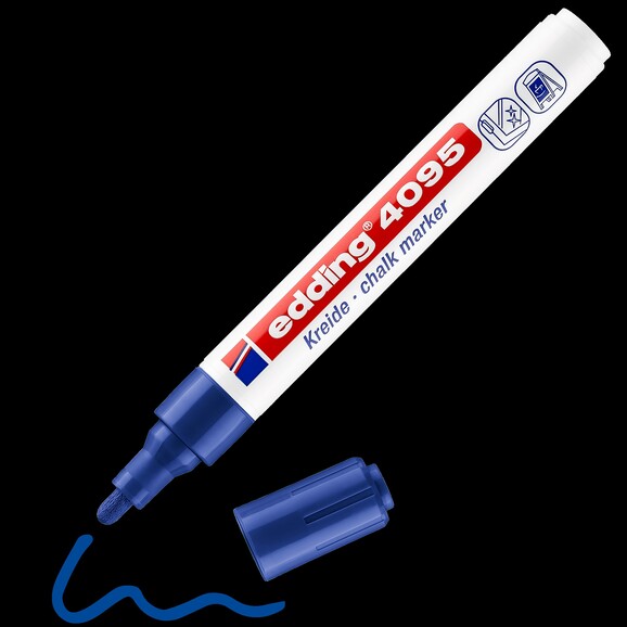 Window Marker Edding 4095 blau, Art.-Nr. 4095-BL - Paterno B2B-Shop