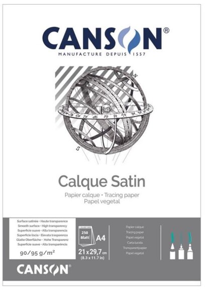 Transparentpapier Canson A4 90/95 gr., Art.-Nr. C31310X000 - Paterno B2B-Shop Transparentpapier Canson A4 90/95 gr., Art.-Nr. C31310X000 - Paterno B2B-Shop