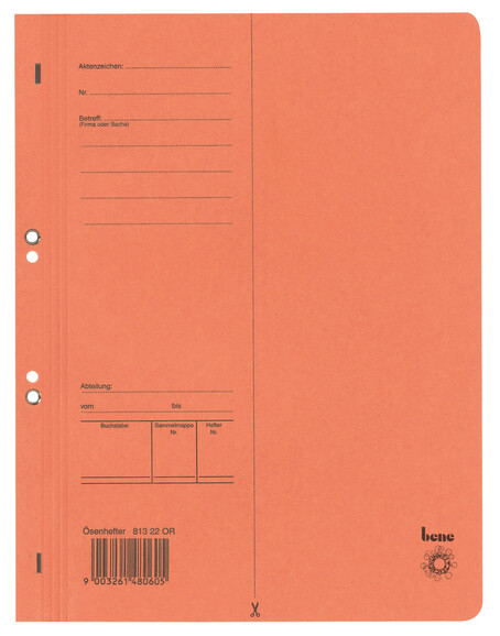 Ösenhefter Bene A4 orange, Art.-Nr. 081322-OR - Paterno B2B-Shop