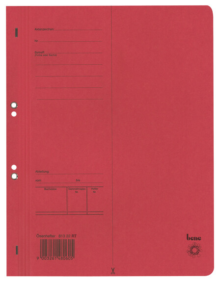 Ösenhefter Bene A4 rot, Art.-Nr. 081322-RT - Paterno B2B-Shop