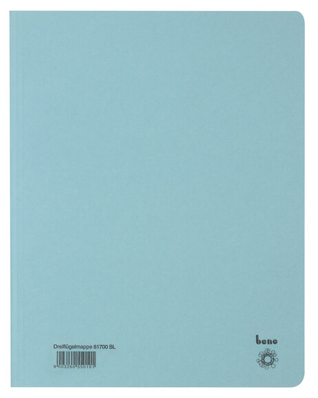 Dreiflügelmappe Bene A4 blau, Art.-Nr. 081700-BL - Paterno B2B-Shop