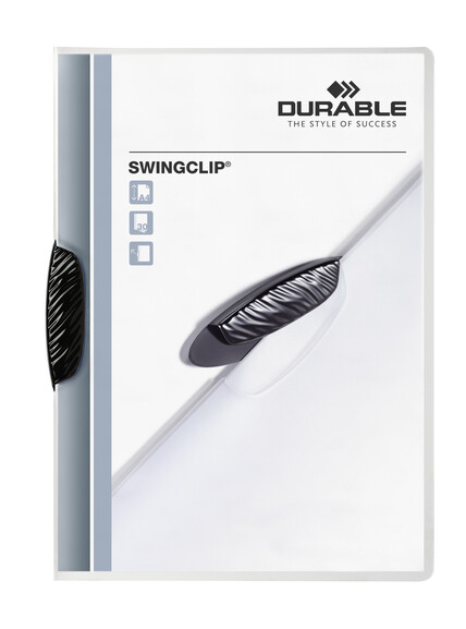 Klemmmappe Durable Swingclip A4 schwarz, Art.-Nr. 2260-SW - Paterno B2B-Shop
